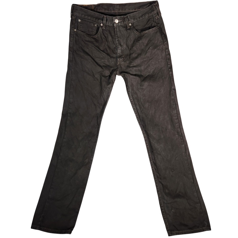 Levi's 505 Jeans Men's 34X34 Black Excellent Regular Fit Straight Leg 00505-0260